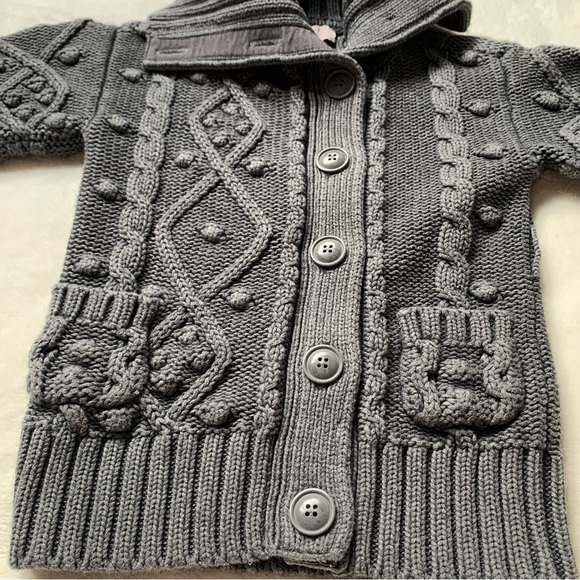 Stella McCartney Other - Stella McCartney for Gap Gray Cable Knit Cardigan Size 3